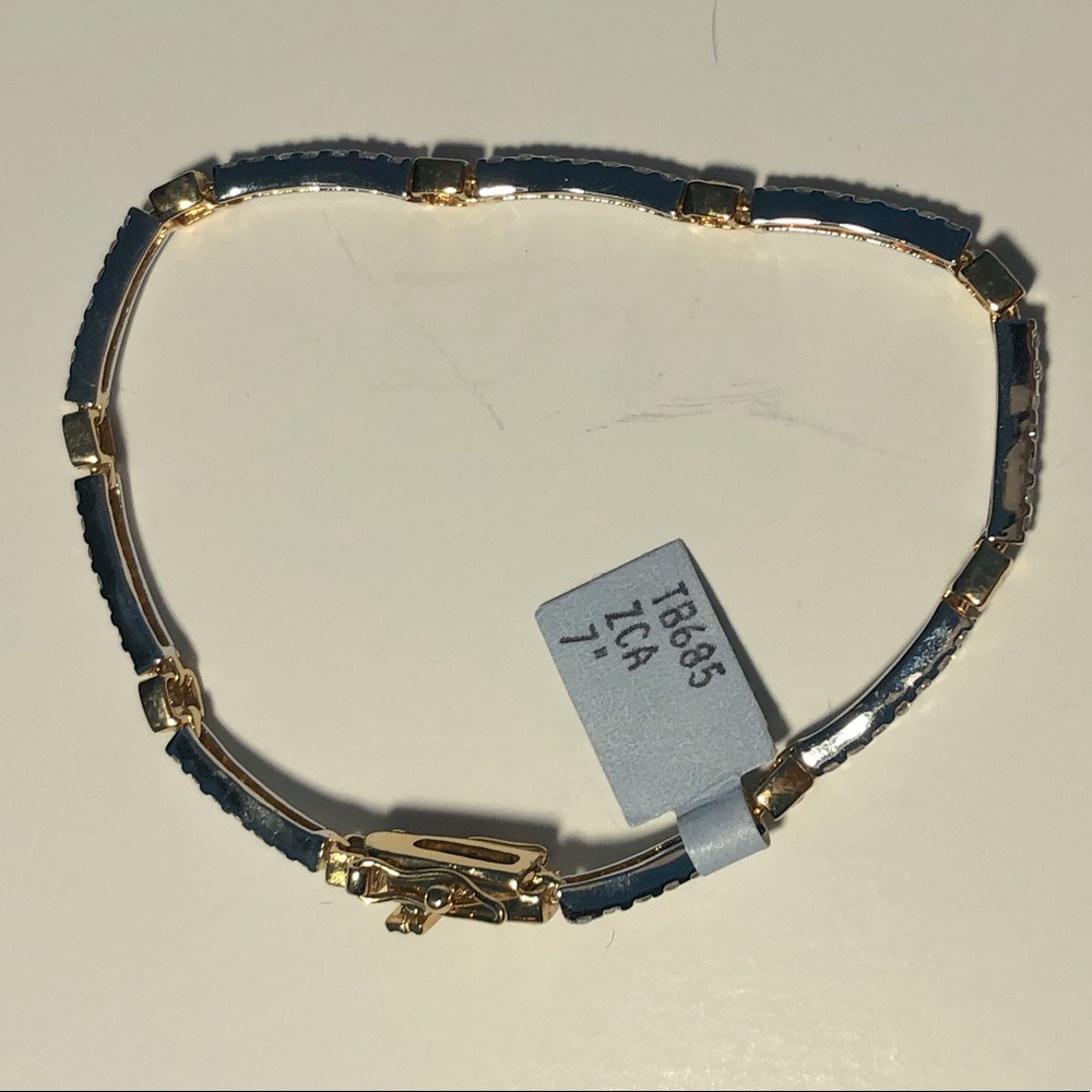 Tennis bracelet 7” with CZ stones